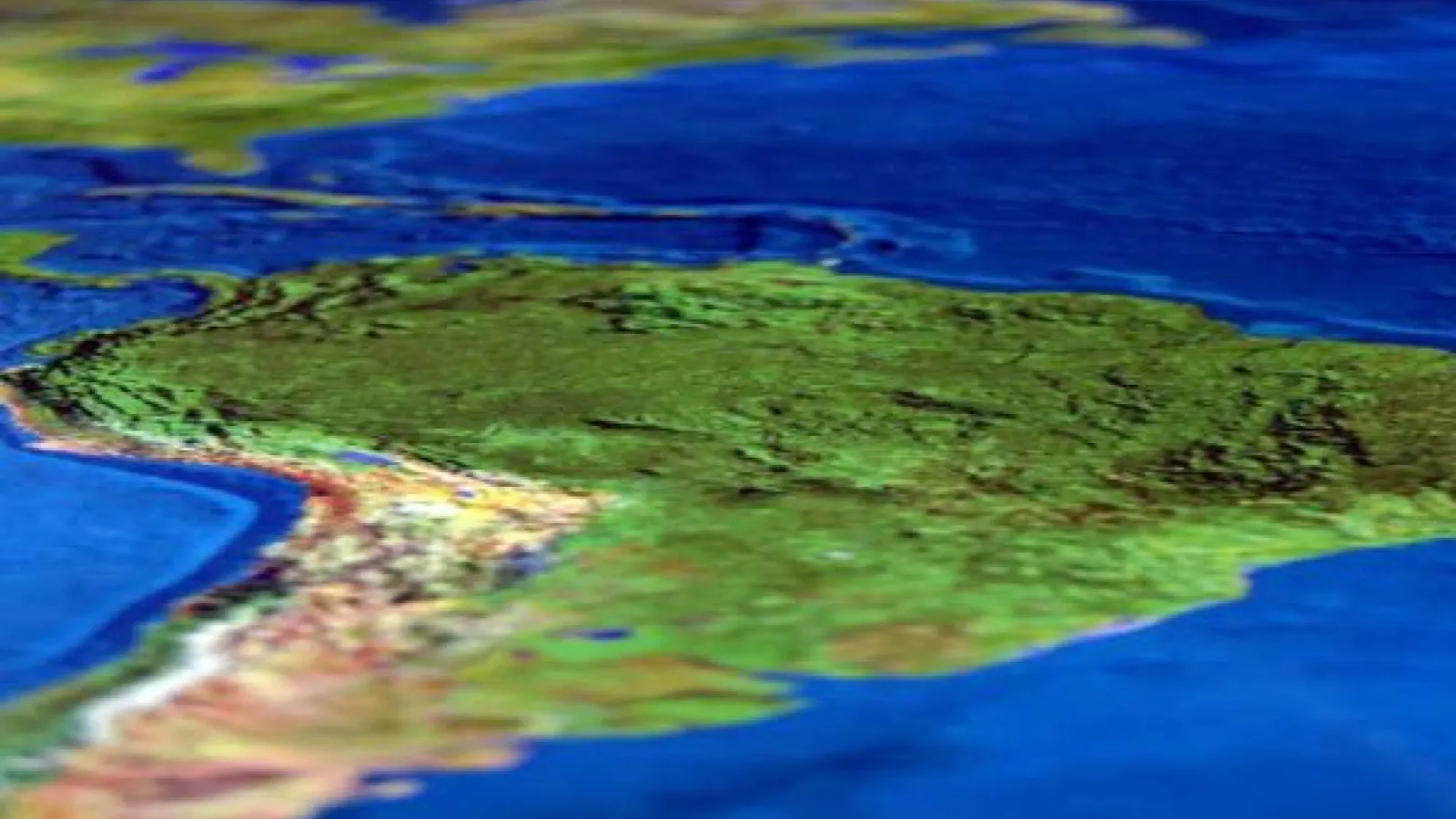 Map of South America
