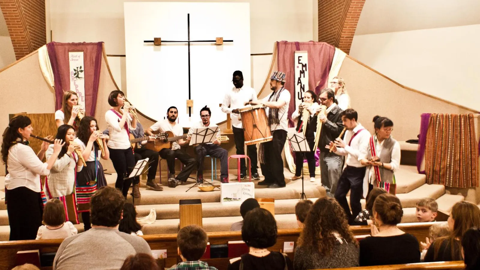 Ensemble Playing at Navidad Andina