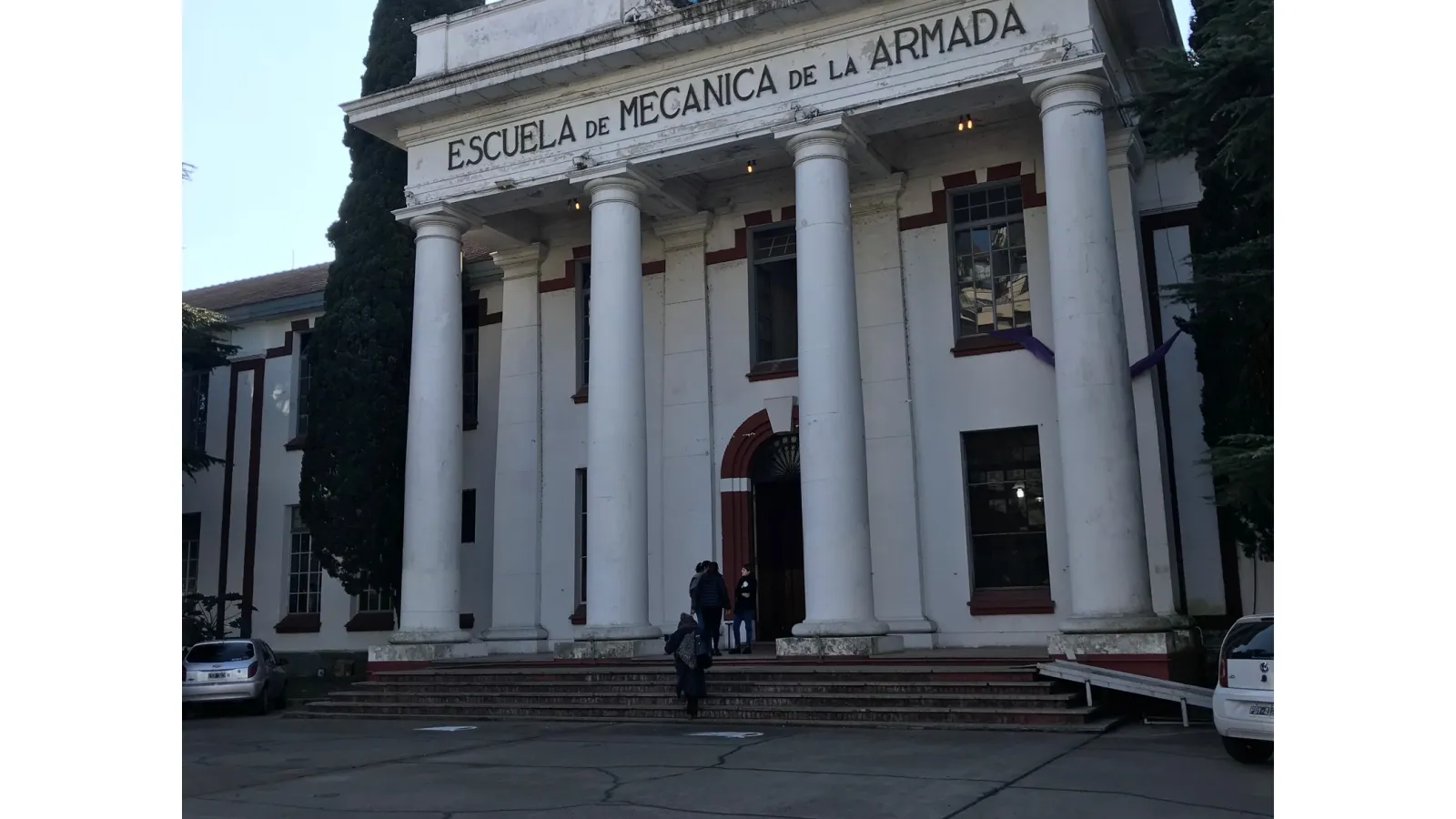   Outside of the Biblioteca Nacional, where Lisa conducted archival work in Buenos Aires