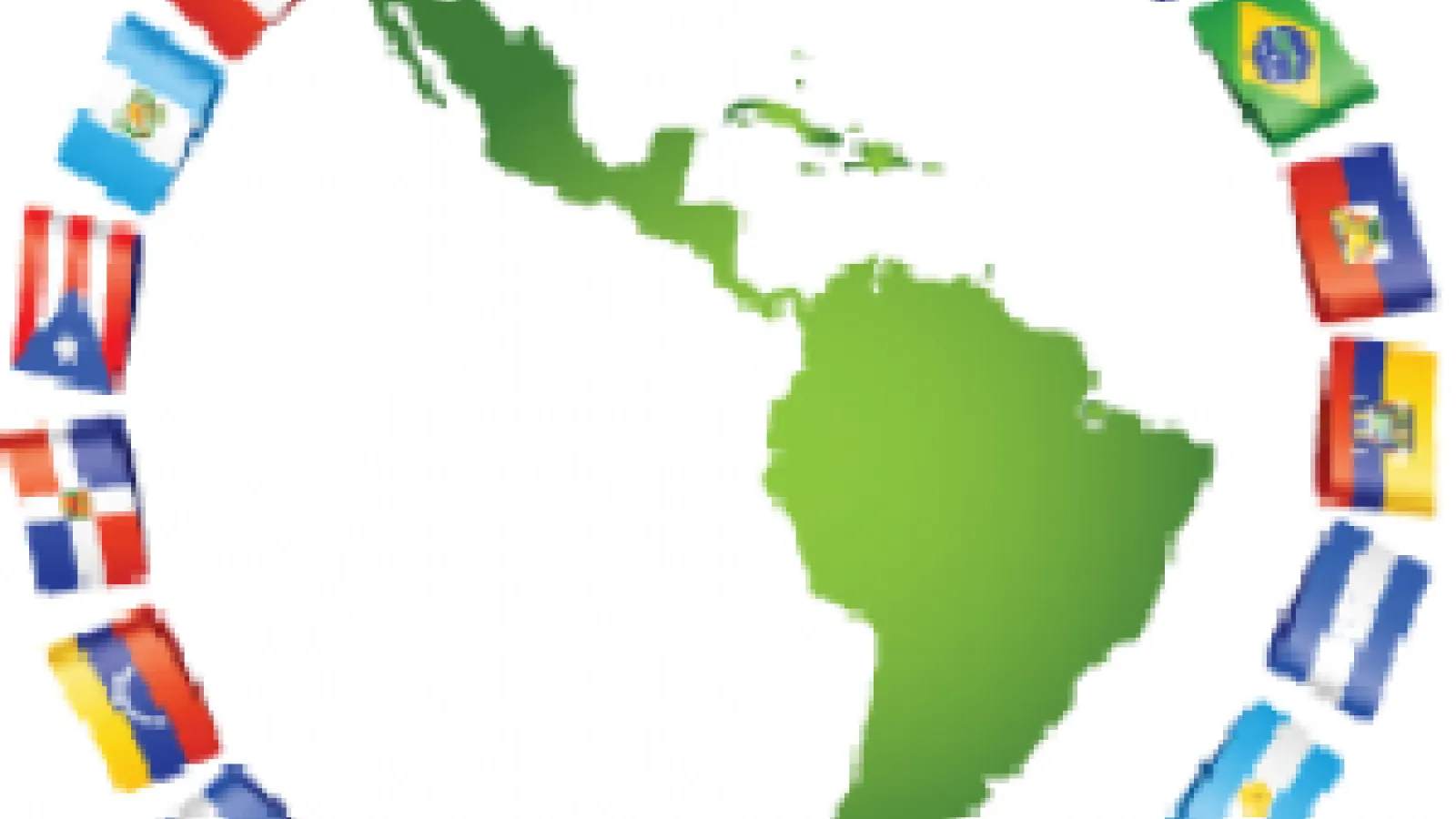 Latin America Flags