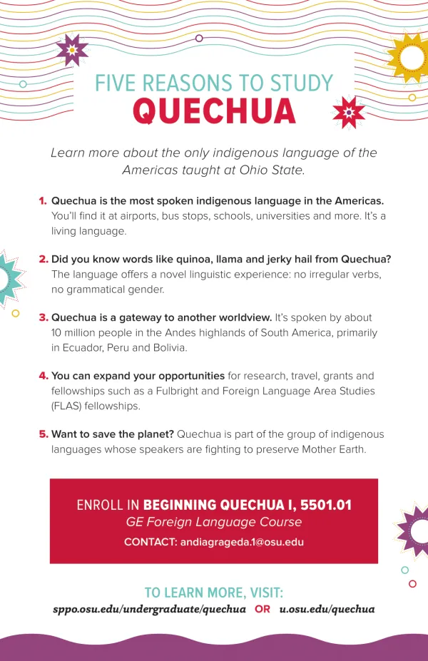 Quechua flyer